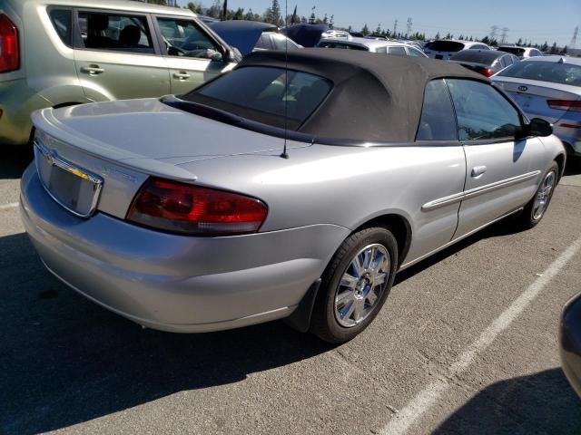 1C3EL65R84N145663 - 2004 CHRYSLER SEBRING LIMITED SILVER photo 3