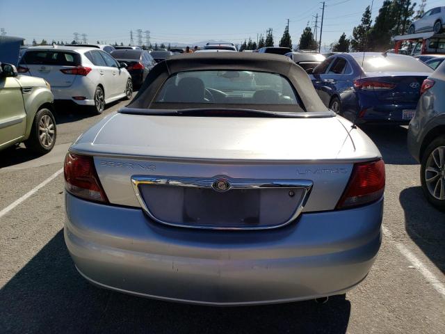 1C3EL65R84N145663 - 2004 CHRYSLER SEBRING LIMITED SILVER photo 6