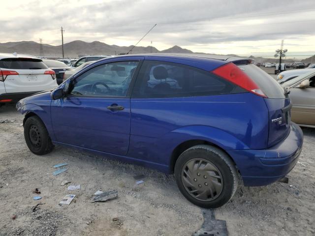 1FAFP31N76W154105 - 2006 FORD FOCUS ZX3 BLUE photo 2