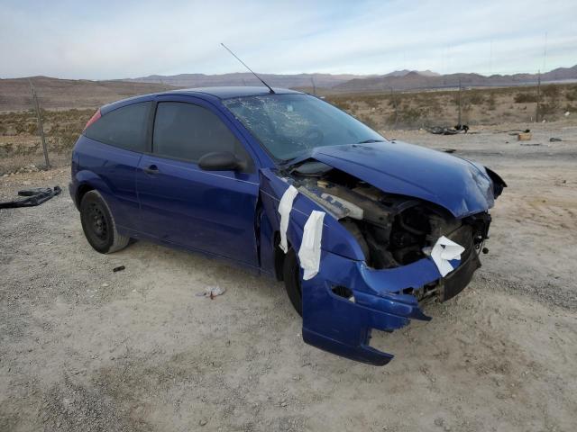 1FAFP31N76W154105 - 2006 FORD FOCUS ZX3 BLUE photo 4