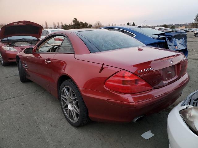 WDBSK75F86F110680 - 2006 MERCEDES-BENZ SL 500 RED photo 2