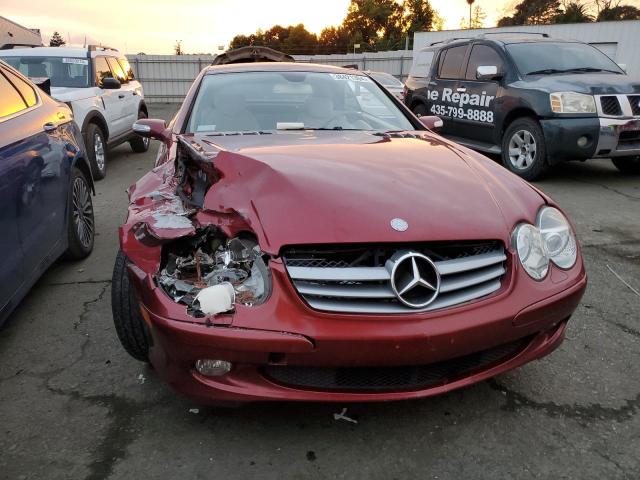 WDBSK75F86F110680 - 2006 MERCEDES-BENZ SL 500 RED photo 5