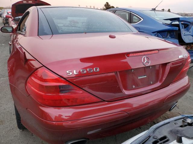 WDBSK75F86F110680 - 2006 MERCEDES-BENZ SL 500 RED photo 6