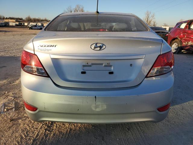 KMHCT4AE7DU305950 - 2013 HYUNDAI ACCENT GLS SILVER photo 6