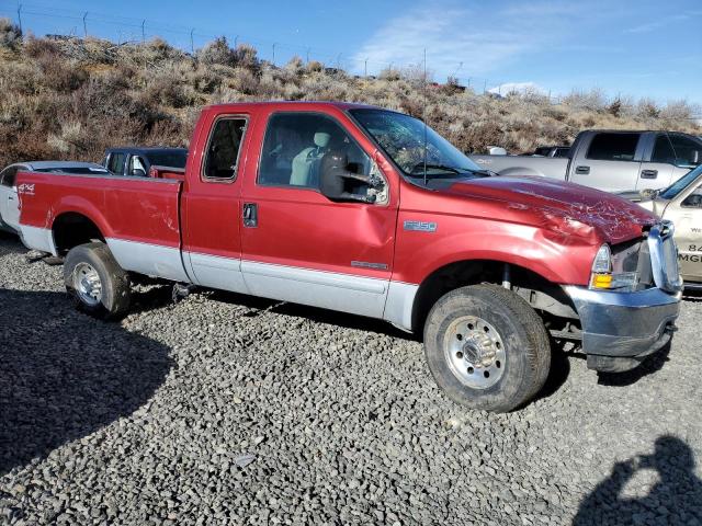 1FTSX31F01EB54267 - 2001 FORD F350 SRW SUPER DUTY BURGUNDY photo 4