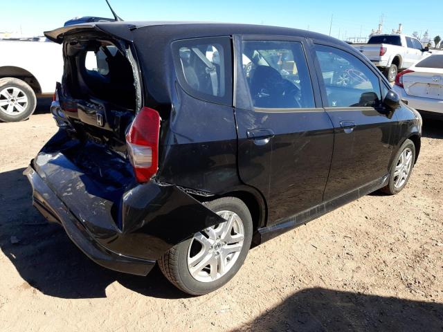 JHMGD38657S044120 - 2007 HONDA FIT S 黑色 照片 3