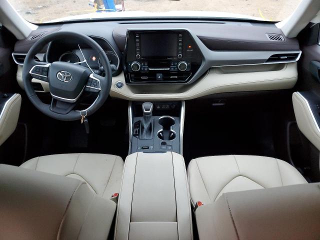 5TDGZRAH5NS556340 - 2022 TOYOTA HIGHLANDER XLE WHITE photo 8