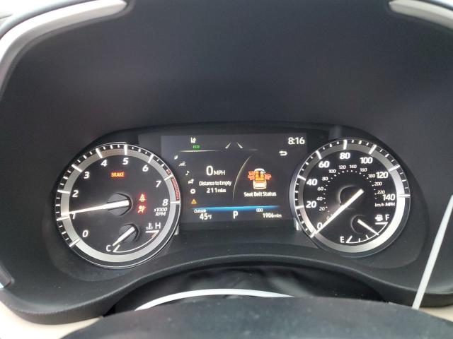 5TDGZRAH5NS556340 - 2022 TOYOTA HIGHLANDER XLE WHITE photo 9