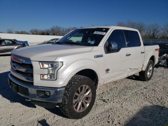 1FTEW1EG5FFC46841 - 2015 FORD F150 SUPERCREW WHITE photo 1