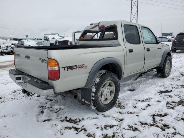 5TEHN72NX1Z768561 - 2001 TOYOTA TACOMA DOUBLE CAB SILVER photo 3