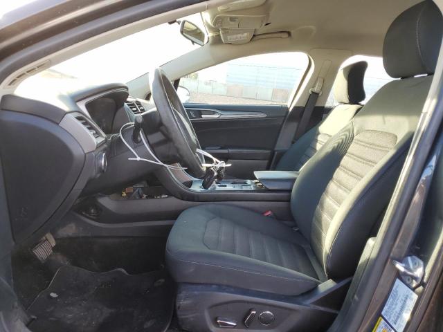 3FA6P0H70HR392325 - 2017 FORD FUSION SE GRAY photo 7