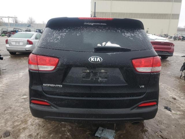 5XYPG4A53GG142472 - 2016 KIA SORENTO LX BLACK photo 6