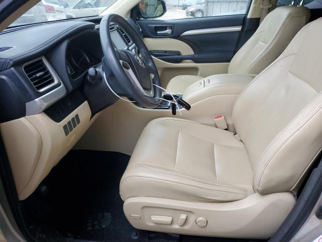 5TDKKRFH2FS042471 - 2015 TOYOTA HIGHLANDER XLE SILVER photo 7