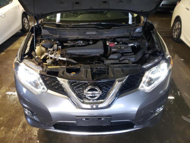 5N1AT2MV1GC925873 - 2016 NISSAN ROGUE S GRAY photo 12