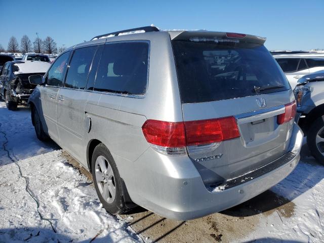 5FNRL38908B111163 - 2008 HONDA ODYSSEY TOURING SILVER photo 2