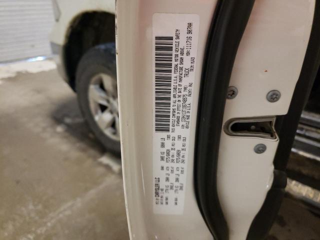 1D3HV13T19S748975 - 2009 DODGE RAM 1500 WHITE photo 12