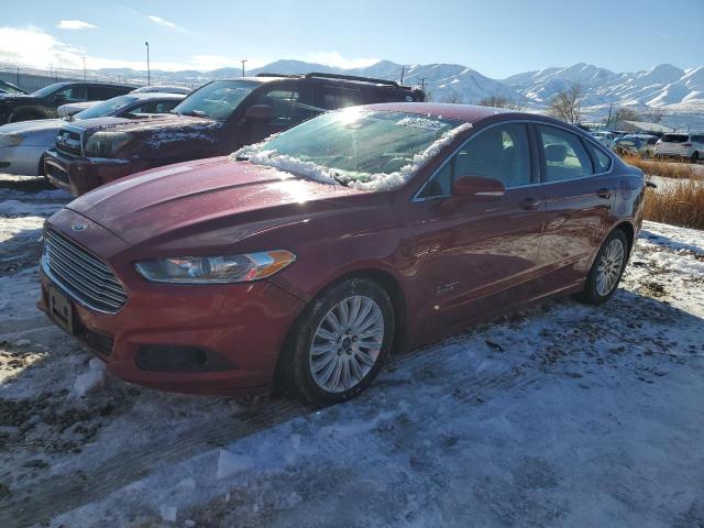 3FA6P0PU9ER122545 - 2014 FORD FUSION SE PHEV MAROON photo 1