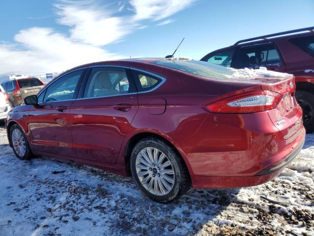 3FA6P0PU9ER122545 - 2014 FORD FUSION SE PHEV MAROON photo 2