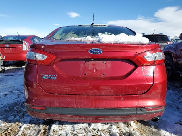 3FA6P0PU9ER122545 - 2014 FORD FUSION SE PHEV MAROON photo 6