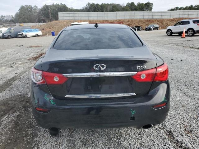 JN1BV7AP0FM337738 - 2015 INFINITI Q50 BASE BLACK photo 6