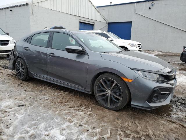 SHHFK7H41MU404094 - 2021 HONDA CIVIC SPORT GRAY photo 4