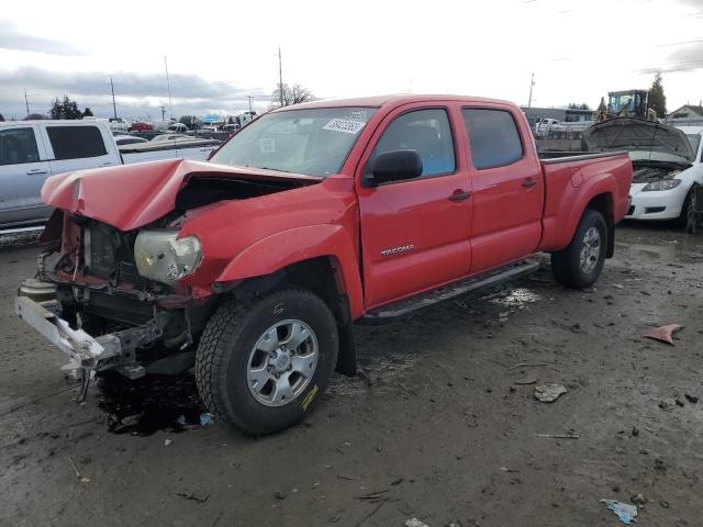 5TEMU52NX5Z079342 - 2005 TOYOTA TACOMA DOUBLE CAB LONG BED RED photo 1