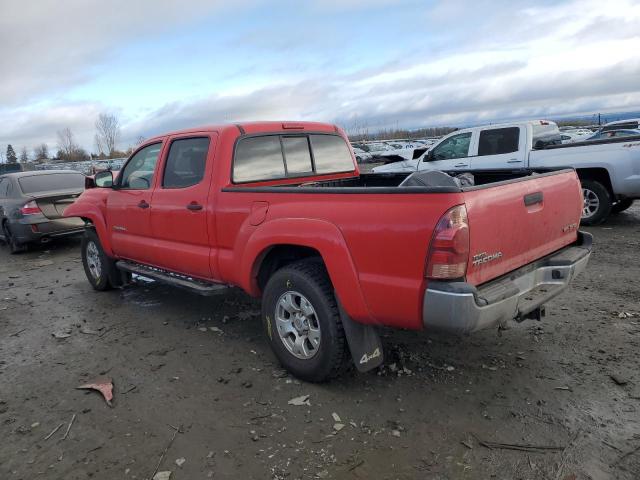 5TEMU52NX5Z079342 - 2005 TOYOTA TACOMA DOUBLE CAB LONG BED RED photo 2