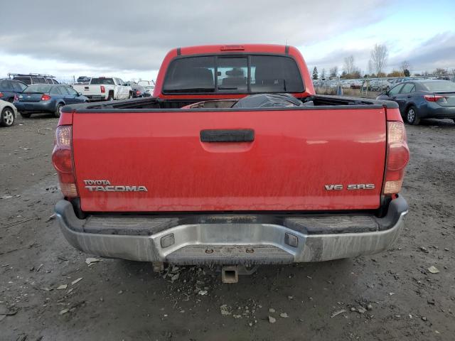 5TEMU52NX5Z079342 - 2005 TOYOTA TACOMA DOUBLE CAB LONG BED RED photo 6