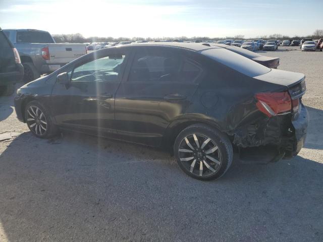 2HGFB2F92FH529834 - 2015 HONDA CIVIC EXL შავი ფოტო 2