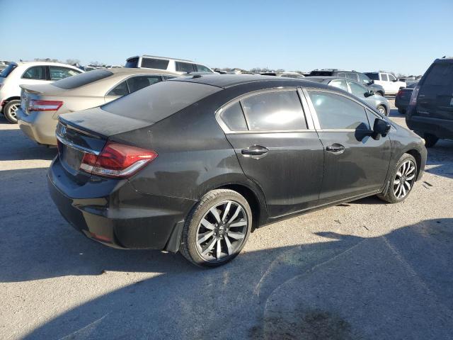 2HGFB2F92FH529834 - 2015 HONDA CIVIC EXL შავი ფოტო 3