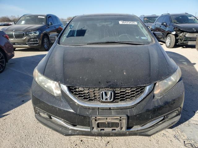 2HGFB2F92FH529834 - 2015 HONDA CIVIC EXL შავი ფოტო 5