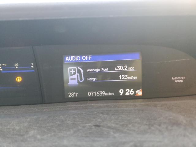 2HGFB2F92FH529834 - 2015 HONDA CIVIC EXL შავი ფოტო 9