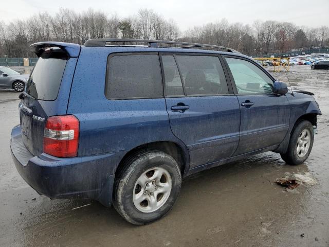 JTEHD21A970047964 - 2007 TOYOTA HIGHLANDER BLUE photo 3