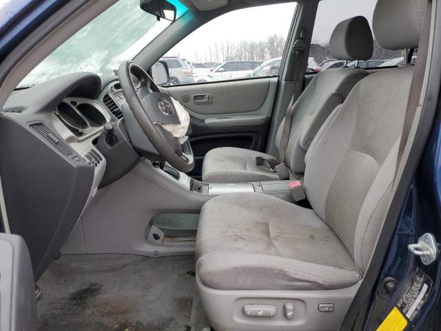 JTEHD21A970047964 - 2007 TOYOTA HIGHLANDER BLUE photo 7