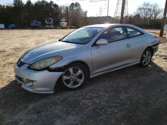 4T1CE38P04U846639 - 2004 TOYOTA CAMRY SOLA SE SILVER photo 1