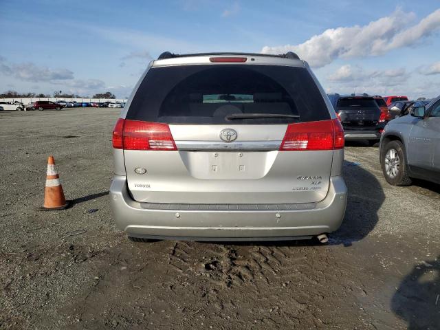 5TDBA22C24S003347 - 2004 TOYOTA SIENNA XLE SILVER photo 6