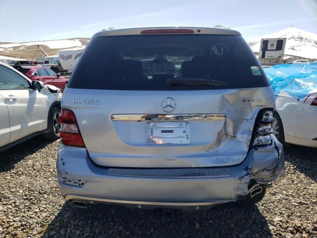 4JGBB8GB2BA628529 - 2011 MERCEDES-BENZ ML 350 4MATIC BLUE photo 6