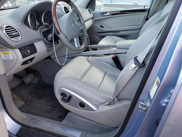 4JGBB8GB2BA628529 - 2011 MERCEDES-BENZ ML 350 4MATIC BLUE photo 7