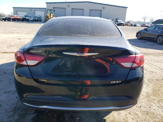 1C3CCCAB8FN759257 - 2015 CHRYSLER 200 LIMITED BLACK photo 6