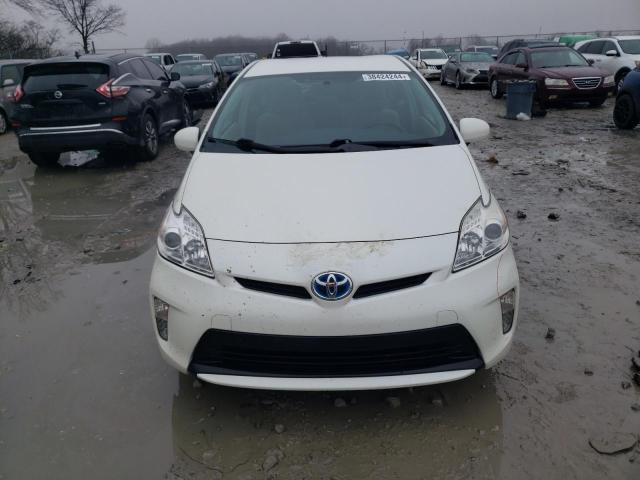 JTDKN3DU3C5408685 - 2012 TOYOTA PRIUS WHITE photo 5