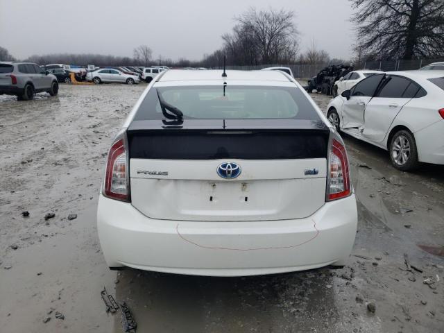 JTDKN3DU3C5408685 - 2012 TOYOTA PRIUS WHITE photo 6