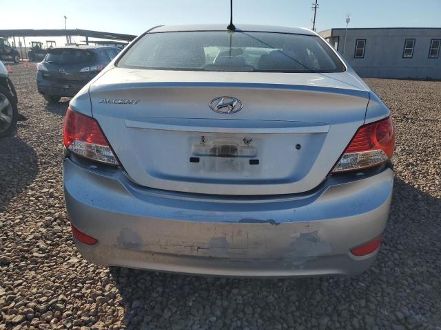 KMHCT4AE3DU542712 - 2013 HYUNDAI ACCENT GLS SILVER photo 6