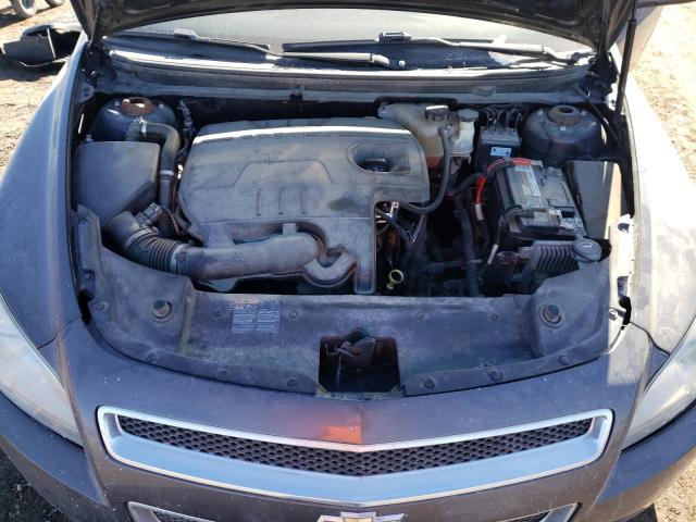 1G1ZC5E19BF161694 - 2011 CHEVROLET MALIBU 1LT გრაფიტი ფოტო 11