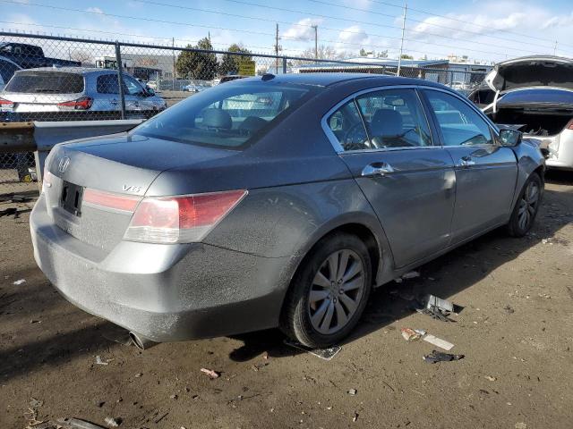 1HGCP3F83CA022663 - 2012 HONDA ACCORD EXL GRAY photo 3