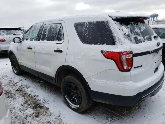 1FM5K8ARXHGC56642 - 2017 FORD EXPLORER P WHITE photo 2