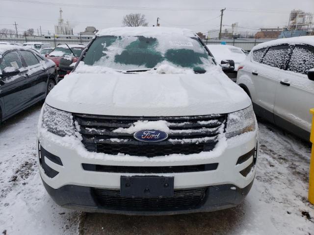 1FM5K8ARXHGC56642 - 2017 FORD EXPLORER P WHITE photo 5