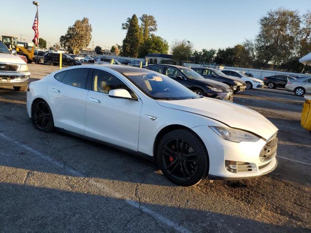 5YJSA1CN1CFP02658 - 2012 TESLA MODEL S WHITE photo 4
