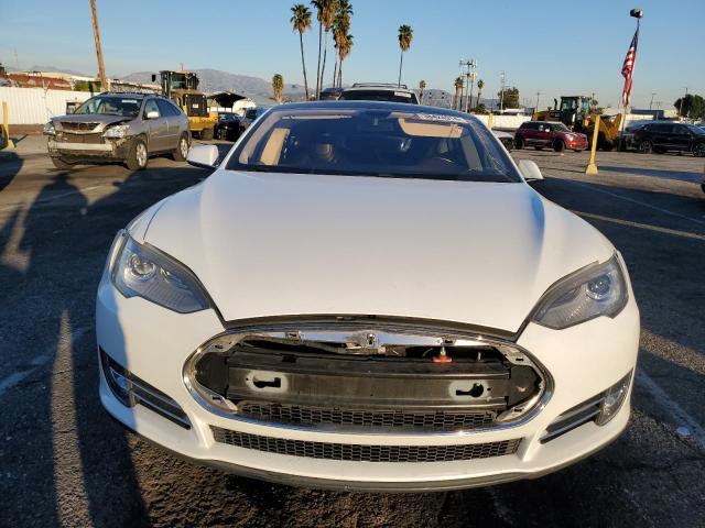5YJSA1CN1CFP02658 - 2012 TESLA MODEL S WHITE photo 5