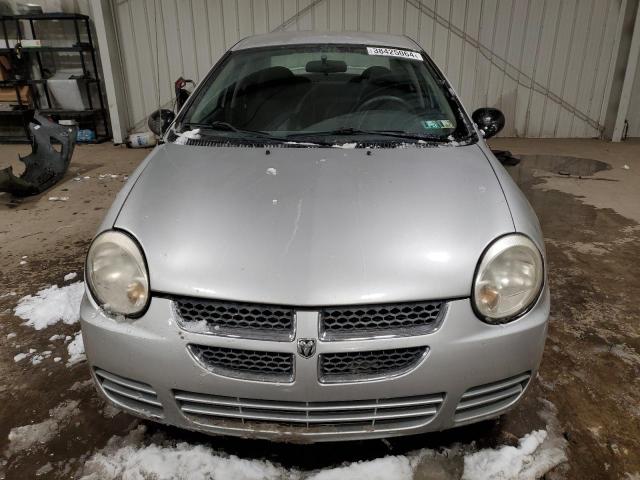 1B3ES26C65D188358 - 2005 DODGE NEON BASE SILVER photo 5