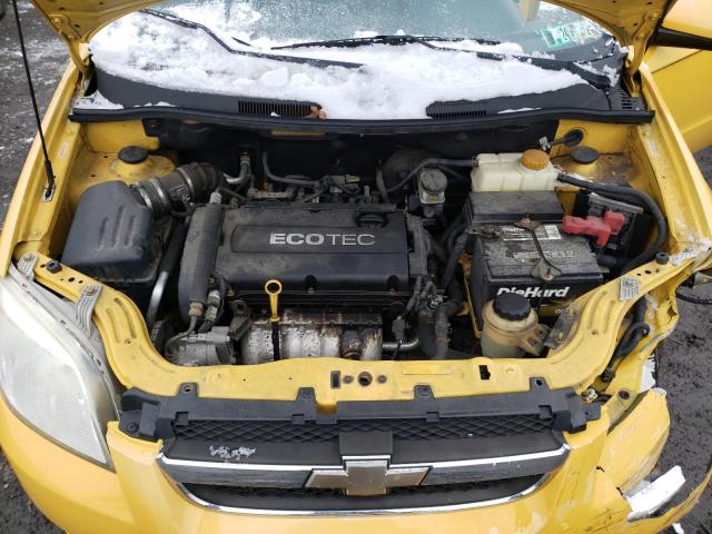 KL1TD5DE8BB185899 - 2011 CHEVROLET AVEO LS 黄色 照片 11